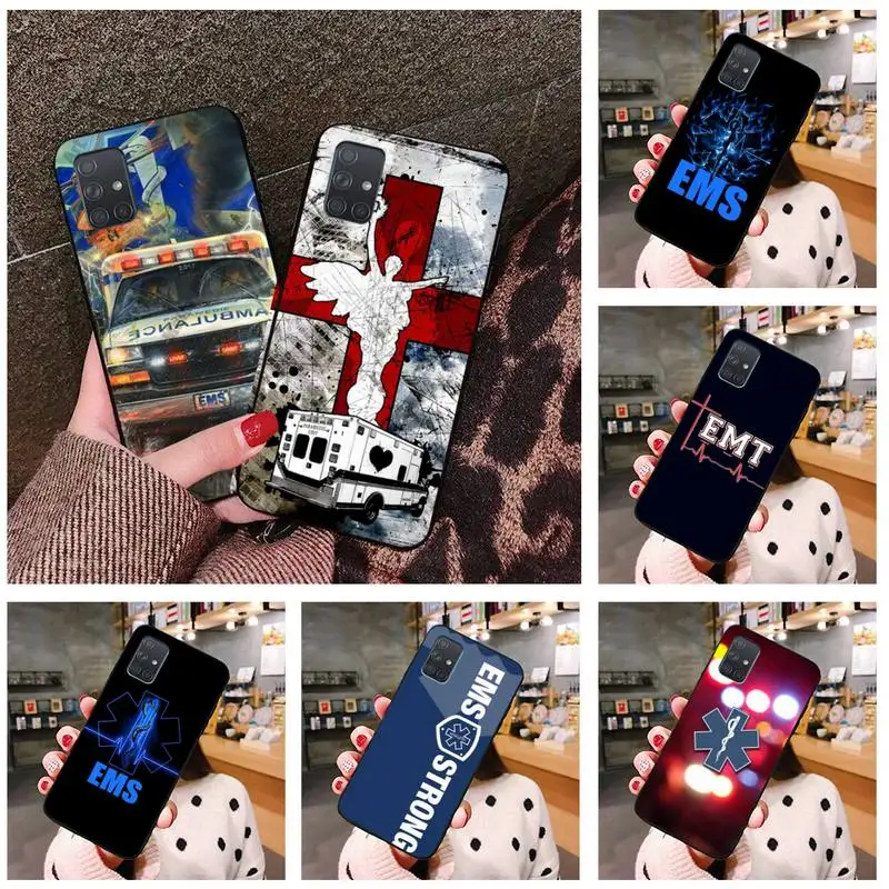 Чехол для телефона EMT EMS карета скорой помощи Samsung Galaxy A21S A01 A11 A31 A81 A10 A20E A30 A40 A50 A70 A80