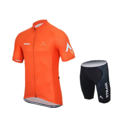 STRAVA Sommer Radtrikots Herren Equipo Radfahren Tragen Kurzarm Bicicleta Jersey Equipo De Carreras Vestido Radfahren