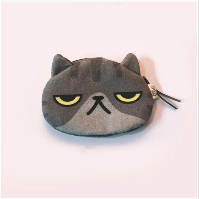 Мультяшное портмоне «кошка» Kawaii милый кошелек женский маленький кошелек для мелочи детская мини-сумка карман на молнии держатель для ключей