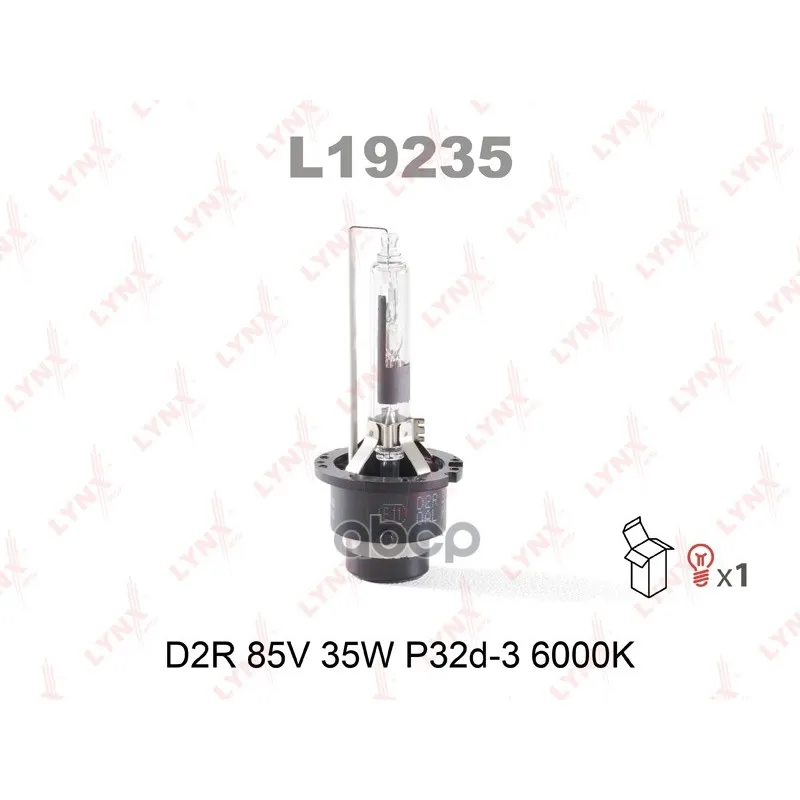 Лампа D2r 12v 35w P32d-3, 6000k D2r 12v35w P32d-3 LYNXauto арт. L19235