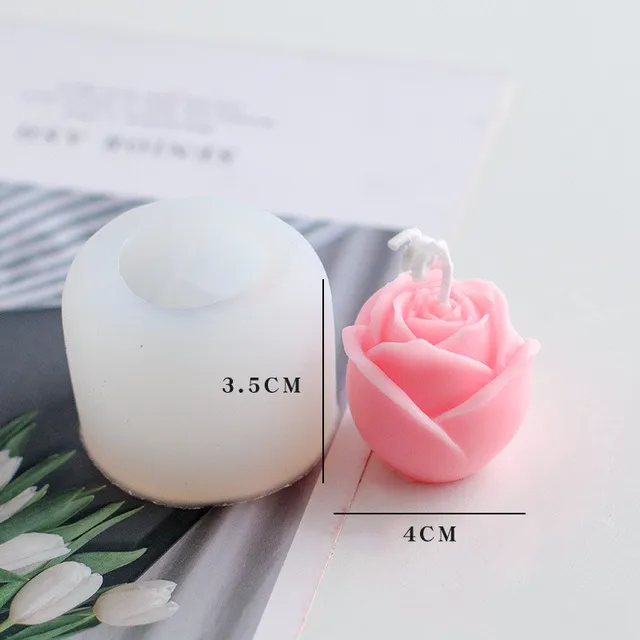 3d Silicone Tulip Candle Mold Handmade Diy Rose Flower Soap Mould Chocolate  Cake Silicone Mold Resin Clay Carnation Candle Mold - Candle Molds -  AliExpress