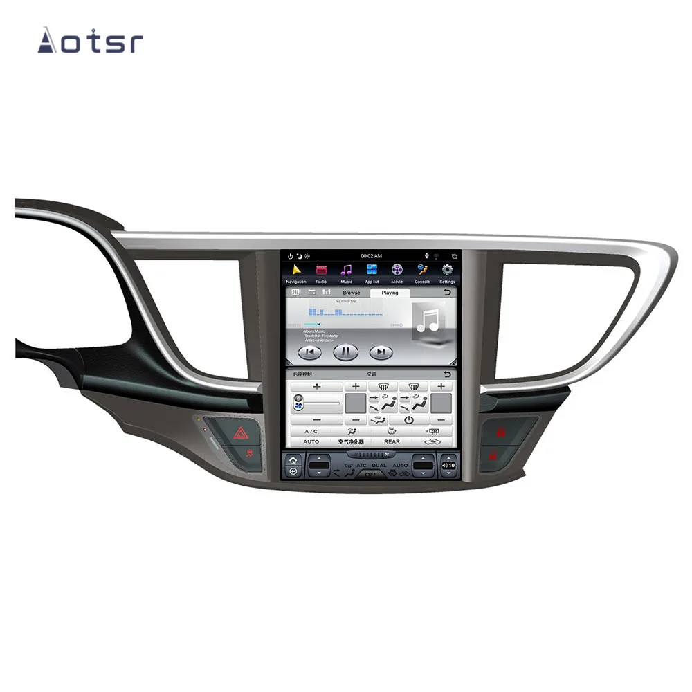 Top Aotsr Tesla 10.4“  Vertical screen Android 8.1 Car DVD Multimedia player GPS Navigation For BUICK Excelle 2015+  carplay 4