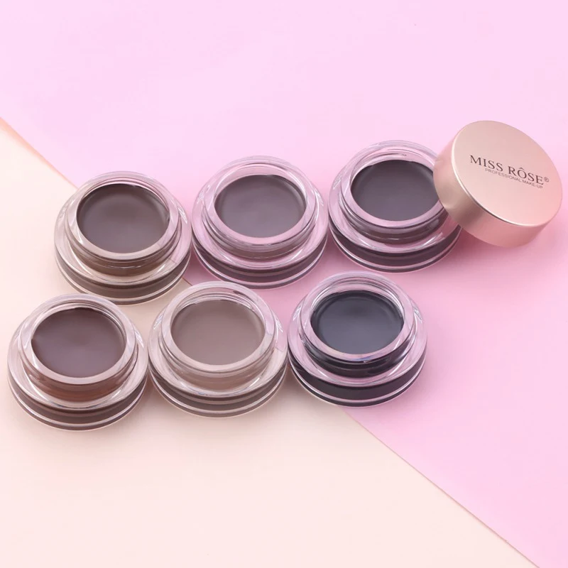 Monochrome Eyebrow Cream sweat-resistant Long-lasting Waterproof Smudge-proof Colorfast Eyebrow Dyeing Cream cosmetic makeup