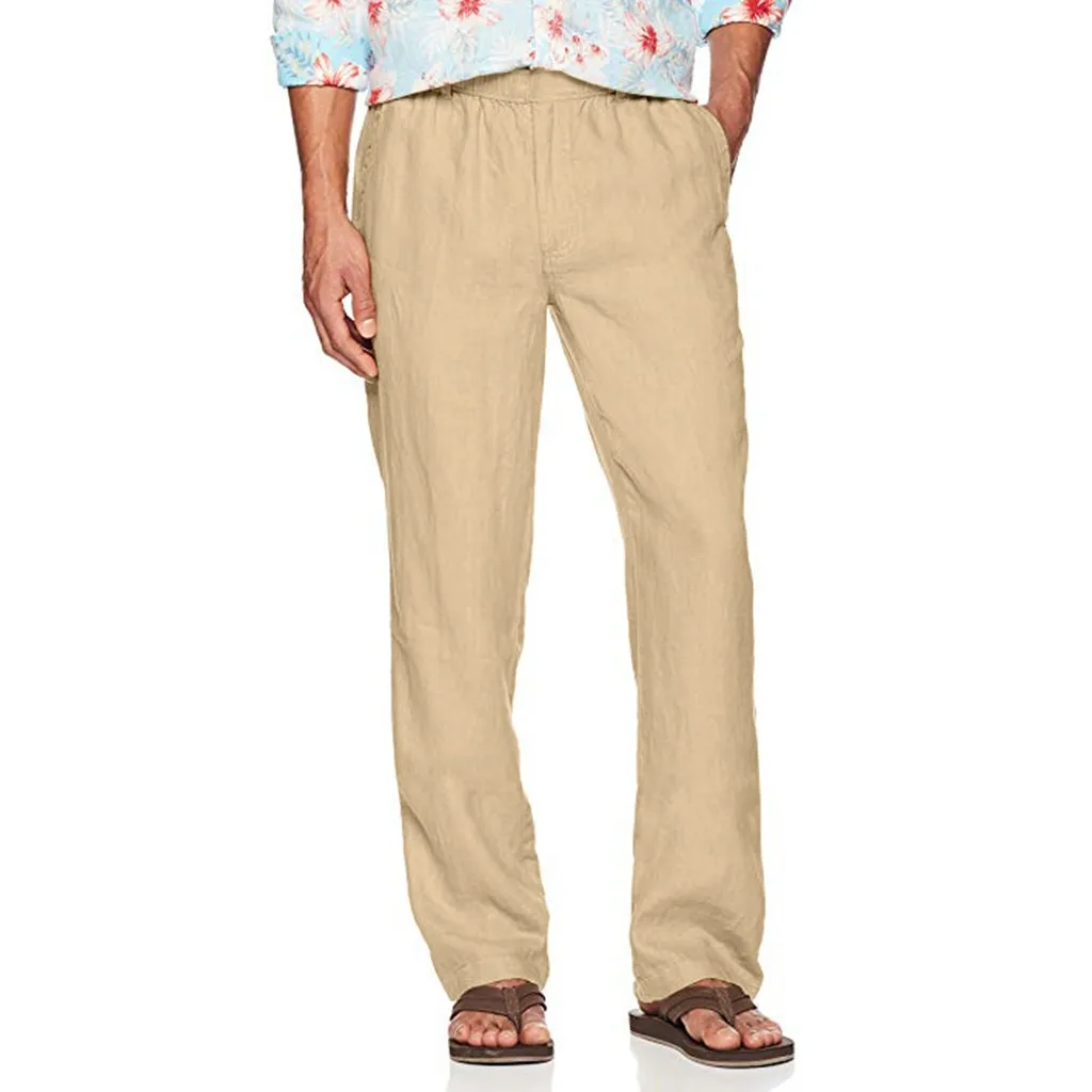 Vogue Pantalon Homme брюки мужские повседневные рабочие хлопковые смешанные однотонные длинные штаны с эластичным поясом с карманами черные брюки