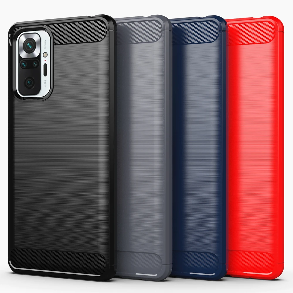 

For Xiaomi Redmi Note 10 Pro Case for Xiaomi Redmi Note 10 9 Pro 5G 9s 9T 9A 9C Cover Shell Coque Funda Soft Silicone Phone Case