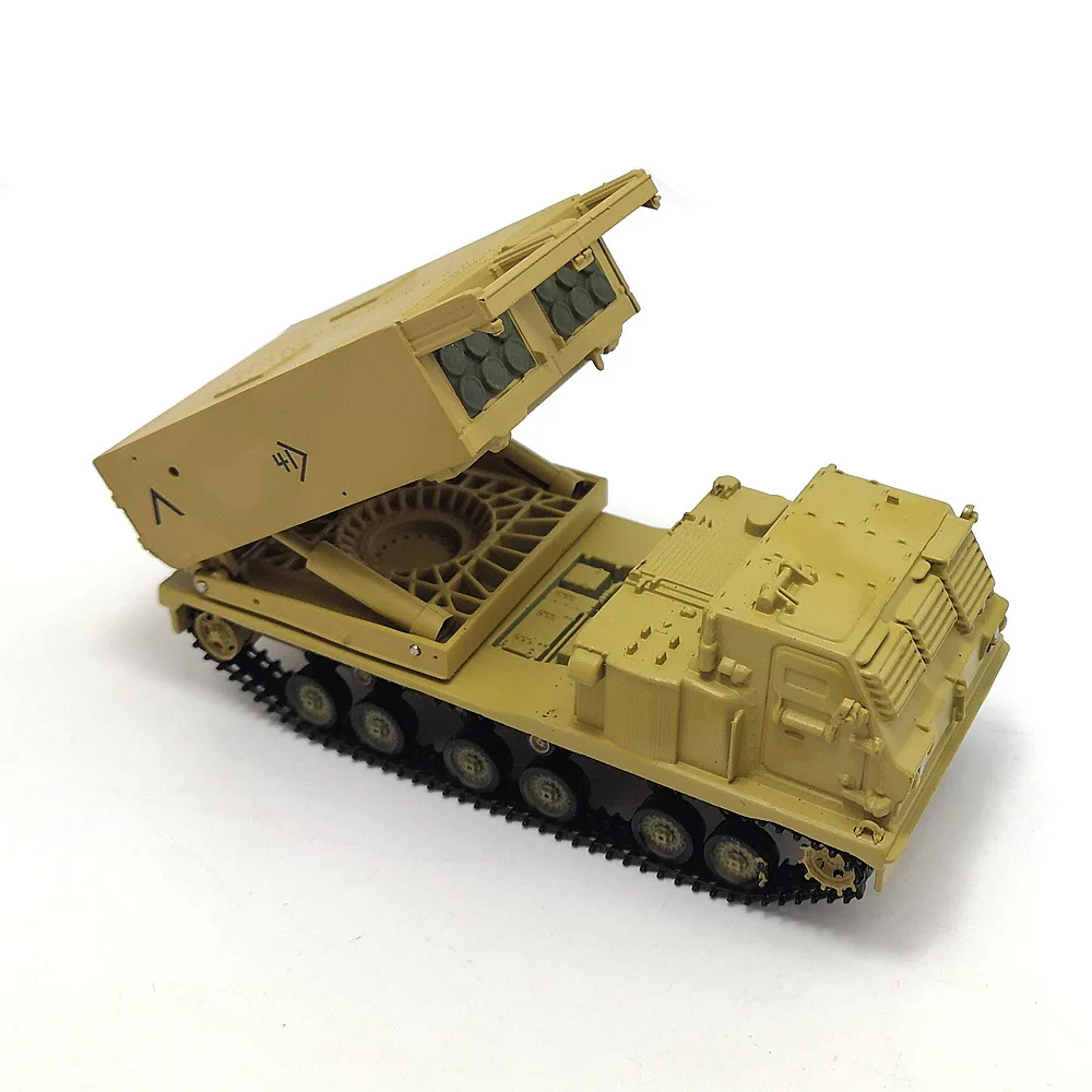 Panzerkampf 1/72 масштаб военная модель игрушки M270 несколько запуска ракета системы литья под давлением металлический Танк модель игрушка для коллекции, подарок