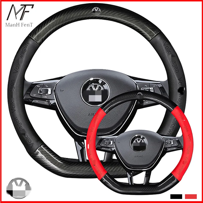 ManH FenT Volkswagen VW кожаная оплетка руля чехол на руль машины автомобиля Polo Golf 5 6 7 Passat B5