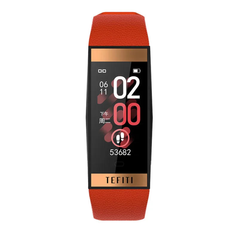 

Fashion TEFITI E78 Smart Bracelet With 0.96 Inches Color Screen Waterproof Blood Pressure Monitoring Fitness Tracker Sports Band