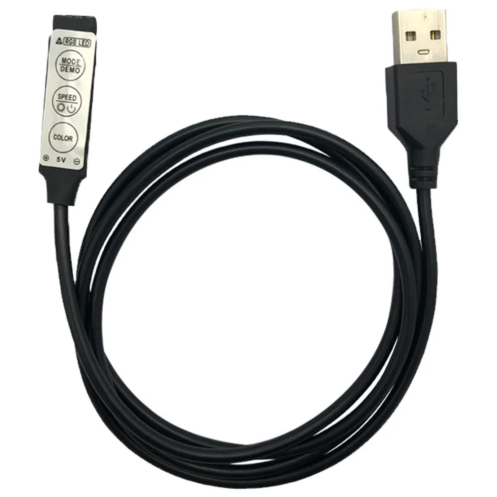 100 см USB KTV несколько режимов светильник RGB контроллер умные вечерние с 3 клавишами