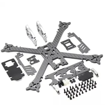 

245mm Wheelbase 4mm Arm Carbon Fiber X Type FPV Racing Frame Kit For RC Models DIY Drone Multirotor Spare Set