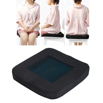 

Comfortable Seat Pad Cushion Memory Foam Chair Seat Cushion Gel Seat for Home Office Removable
