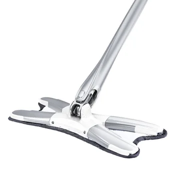 

Household Mop Flat 360 Degree Tile Wood Floor Cleaning Mop Hands-free Washing E2S