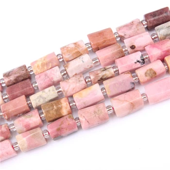 

Ling Xiang 8x11MM Rose Stone Gemstone Beads Faceted Round Beads Loose Beads Bracelet Necklace Earrings DIY Production