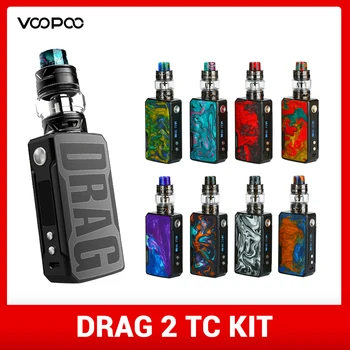 

Electronic Cigarette Kit Voopoo Drag 2 Kit Vaporizer Vape Box Mod 177W E Cigarette Hookah Cigarette Electronique MAG Tank S170