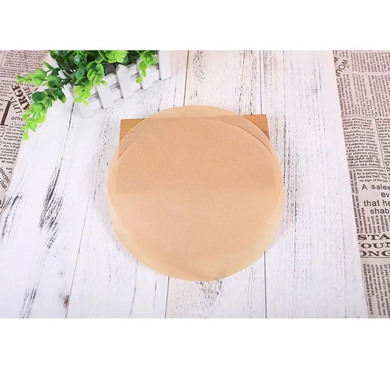 100Pcs/lot Air Fryer Liners Round Square Non Stick Baking Barbecue Papers Mat for Grill /Steaming/Barbecue Kitchen Accessories