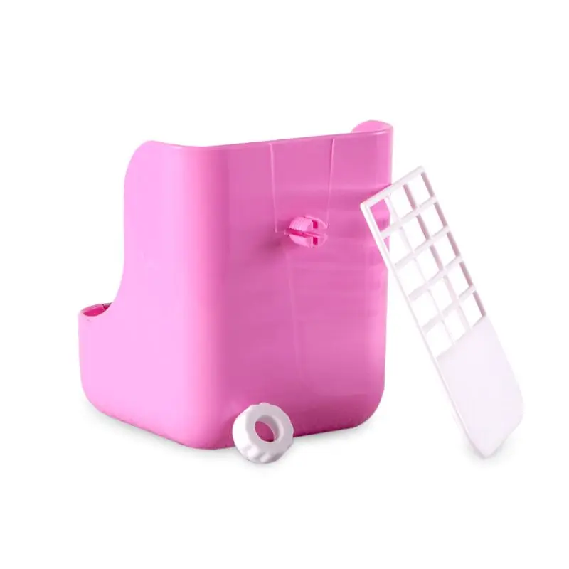 

Two-in-one Grass Rack Rabbit Food Pot Fixed Food Bowl Shelf Chinchillas Feeder Box Small Pet Supplies 090C for bird feeders