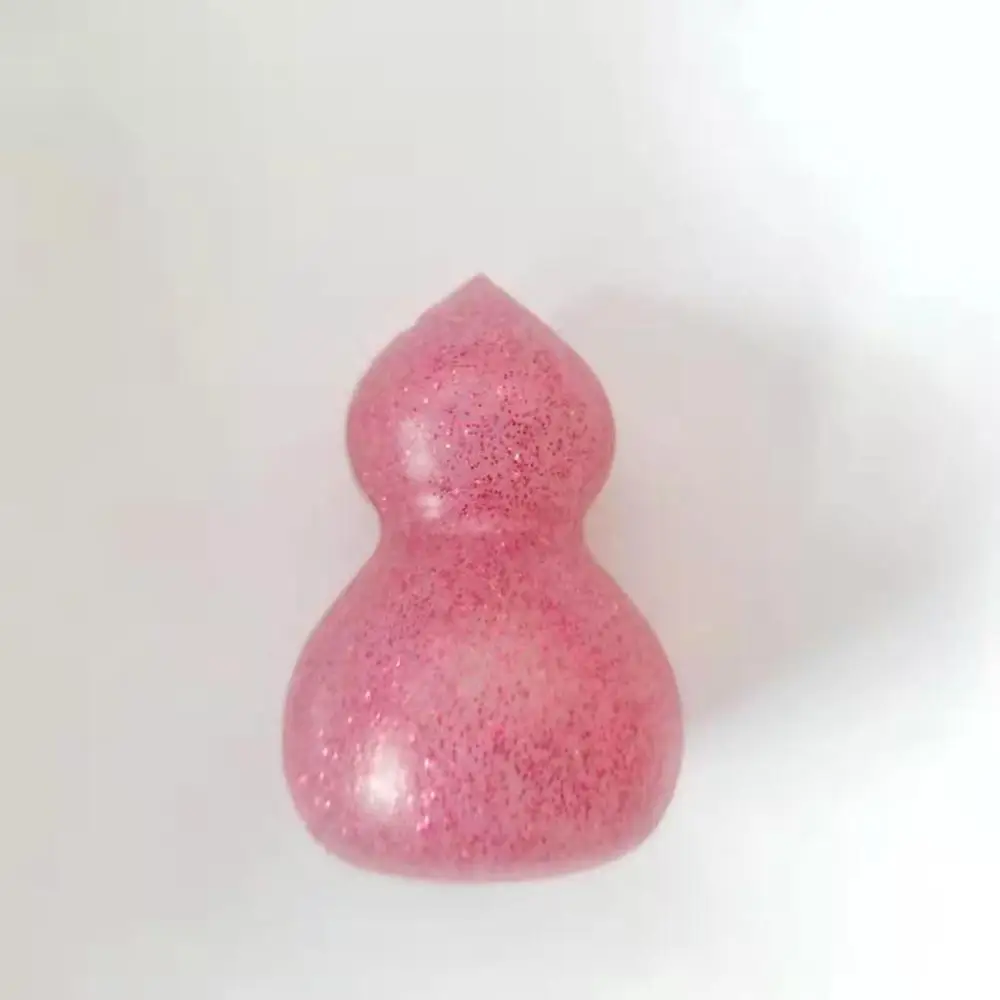 Горячий 1 шт. силиконовый смеситель косметическая пудра Puff Para BB Creme инструмент для макияжа - Handle Color: Фиолетовый