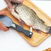 Couteau de pêche, brosse en peau de poisson, retrait rapide des écailles de poisson, grattoir outil grattoir, couteau de pêche, outils de nettoyage, accessoires de cuisine ► Photo 2/6