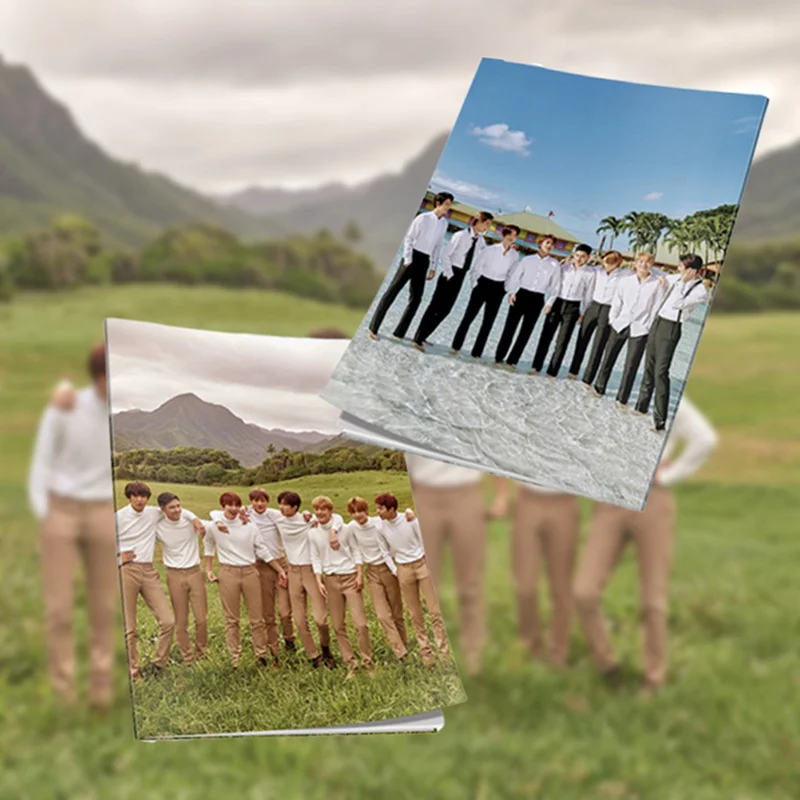 KPOP EXO Album Self Made Paper Lomo Card Photo Card Poster Photocard Fans Gift Collection Stationery Set