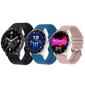 

2020 Men Women Smart Watch Girls Fitness Tracker IP68 Waterproof Blood Pressure Heart Rate Sport Smartwatch Men for Android Ios