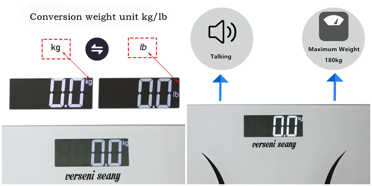 balança lcd grande com visão baixa, vidro grande ultra fina