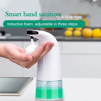 

Behogar Soap Dispenser Touchless Infrared Sensor Battery Operated Automatic Foaming Hand Home Office Hotel Soap Dispenser