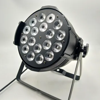 

4pcs 18x18w RGBWA + UV led par light 6in1 cast aluminum durable DMX control disco DJ bar party stage lights / with aviation plug