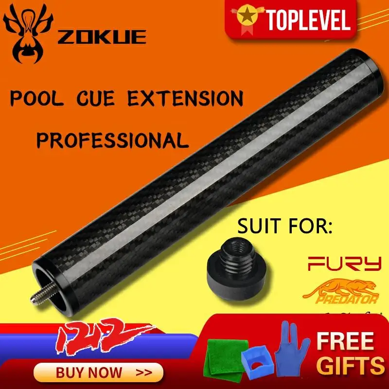 

Original ZOKUE Extension Pool Cue Extension Multifunction Billiard Stick Extended Portable Suit for MEZZ+FURY+PREDATOR Cue Use