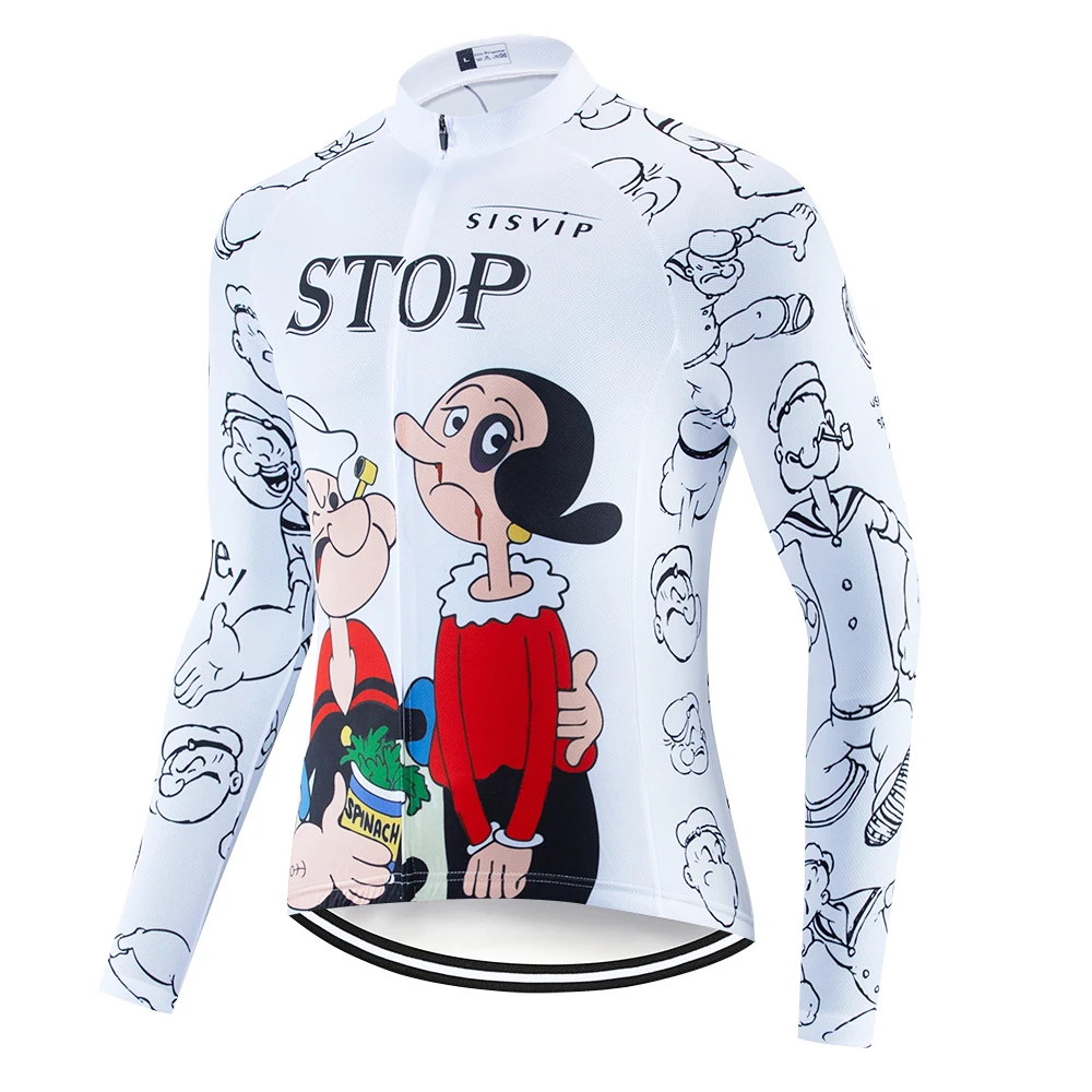 2019 забавная велосипедная Джерси с длинным рукавом форма для горного велосипеда