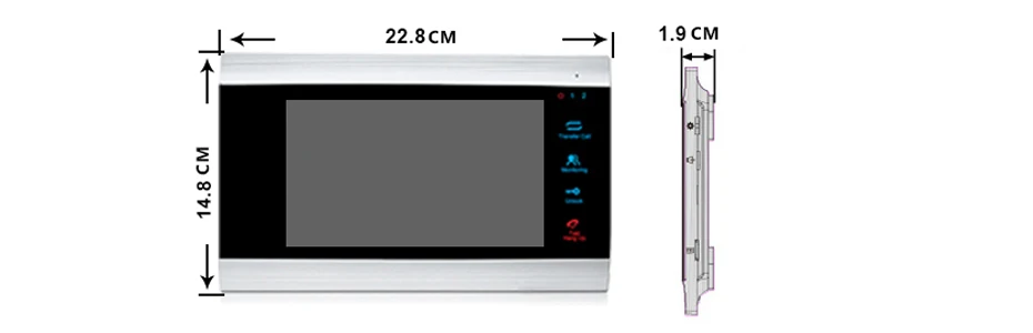 【Upgraded】 homefong 130 градусов видео дверной звонок Домофон 1200TVL водонепроницаемый 2,3 мм объектив запись домашняя система внутренней связи