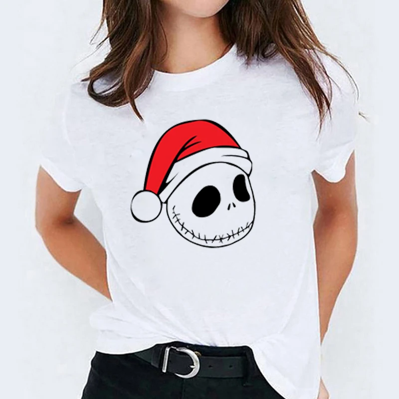 

Print Graphic Female T Shirt T-shirts Cartoon Avocado Fruit Lady Merry Christmas Printed Womens T-Shirt Tee Tees