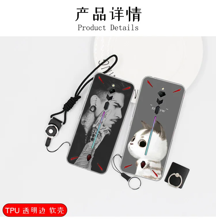 Подходит для Nubia Red Devils 3 игровой чехол для телефона настраиваемый Nx629j Защитный Чехол ударопрочный крутой мужской и женский мультфильм