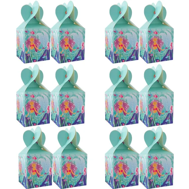 Bandai 12/24/36 Question Boy Birthday Party Candy Box Birthday Party Gift Box Souvenir Gift Candy Box Birthday Party Decorations A pack of 6pcs