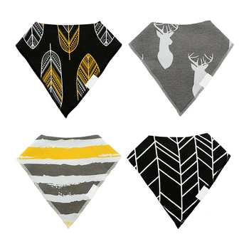 

Saliva towel spring and autumn mother and baby supplies baby bib triangle scarf cotton fleece baby bib