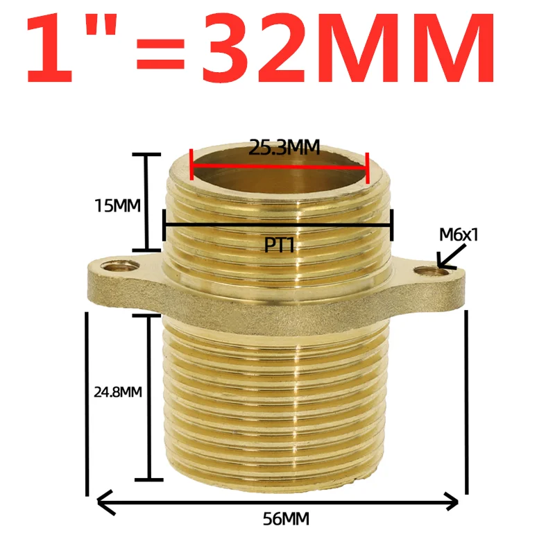 Embout de tuyau en laiton Connecteur de raccord rapide DN25 (1) pour Tuyau  d’eau Tuyau d’arrosage