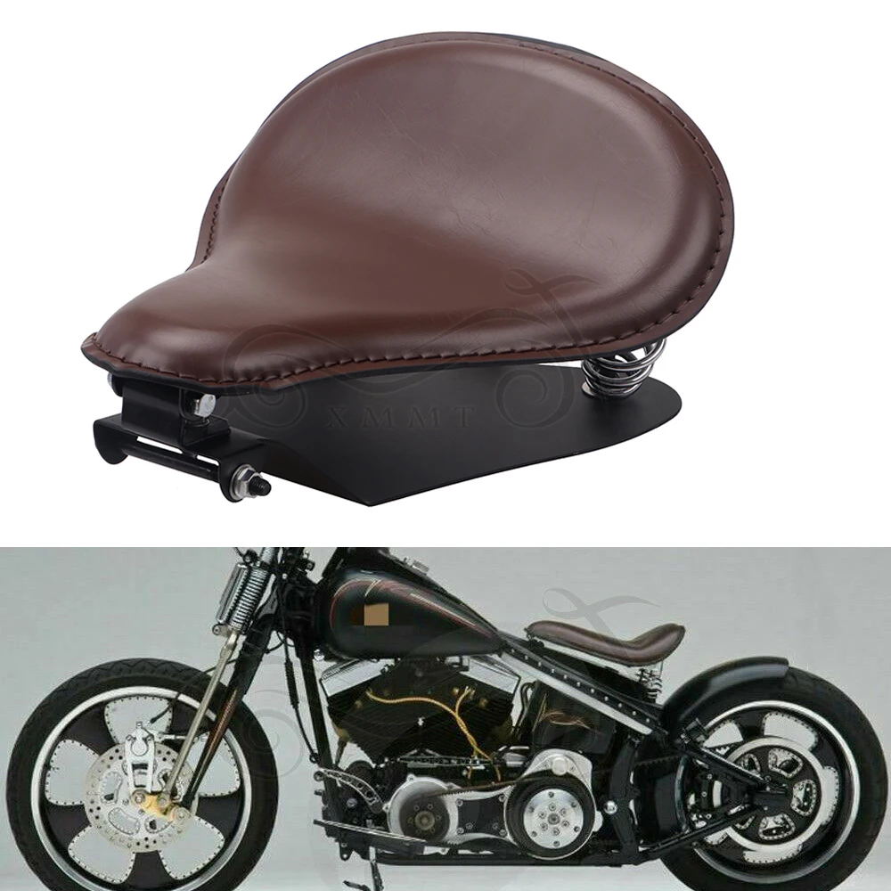 

Motorcycle Driver Solo Seat Cover Baseplate Springs Bracket For Harley Dyna Sportster XL 883 1200 Softail Chopper Bobber Custom