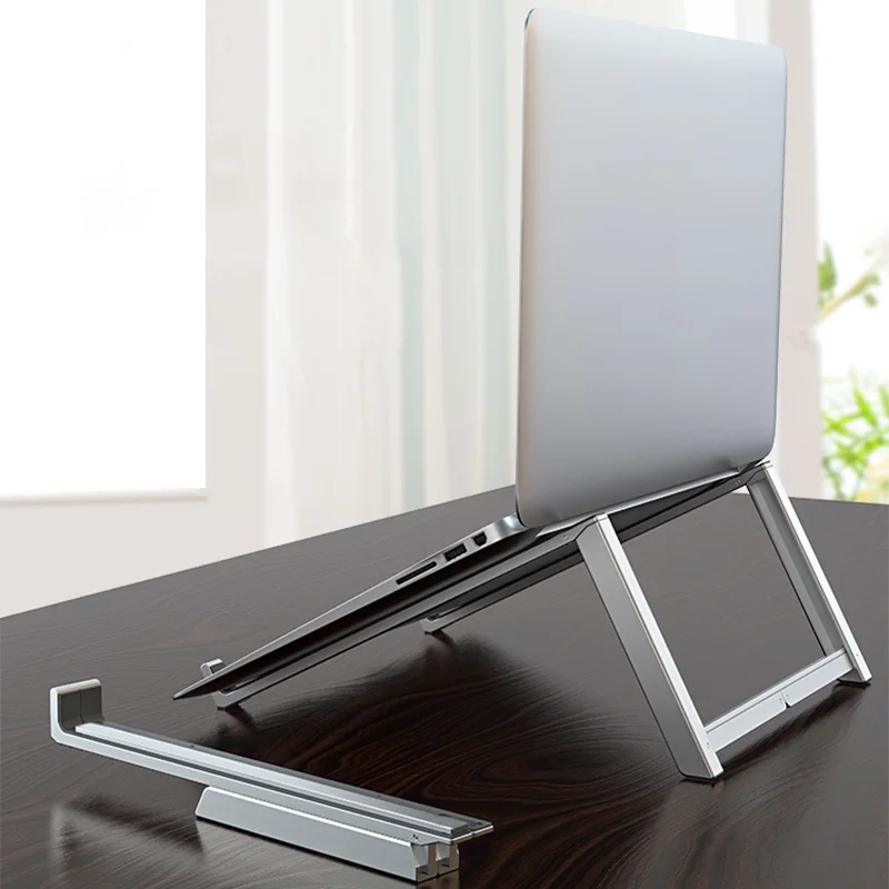 Портативная подставка для ноутбука, складная подставка для ноутбука, держатель для Macbook Air Pro 11-15,6, алюминиевый сплав, Поддержка компьютера, охлаждающий кронштейн