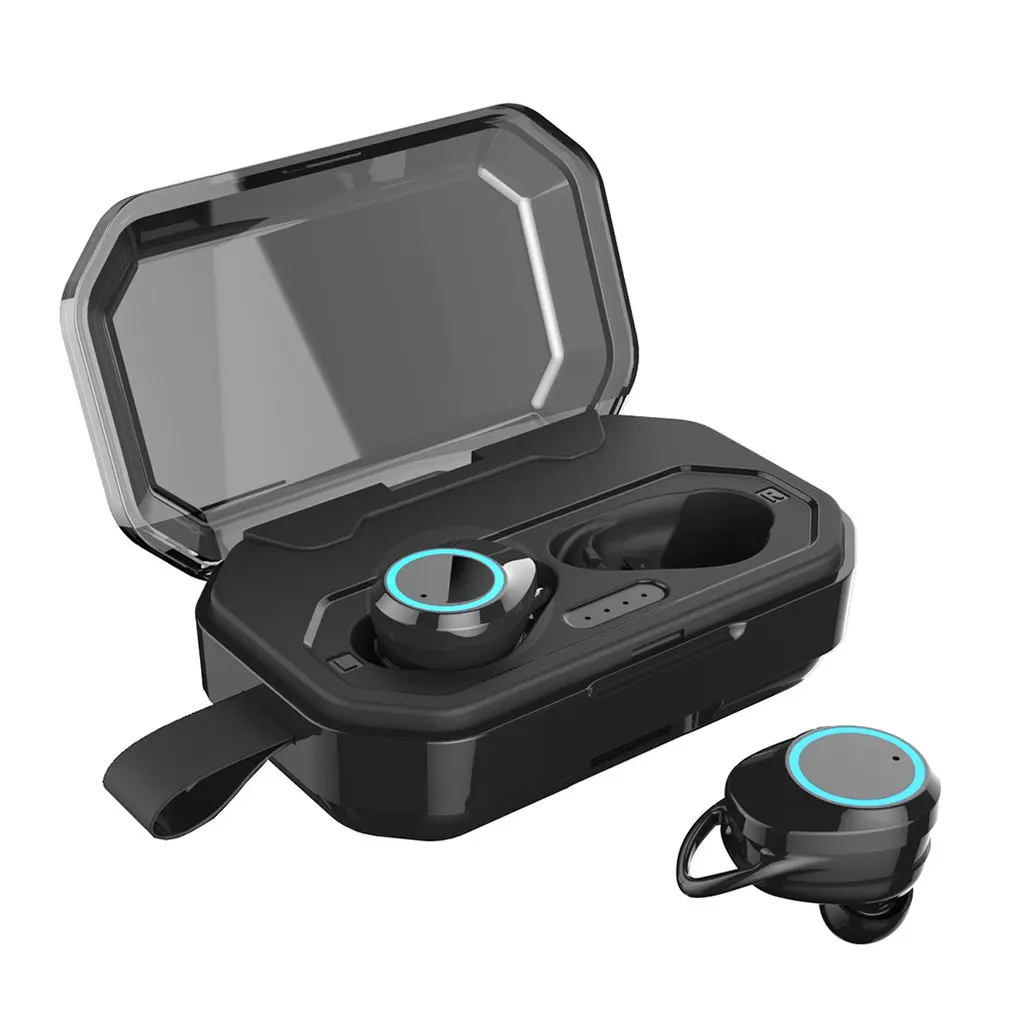 Stereo Sound Wireless Earphone Sports Waterproof Wireless Earphones 3000mAh Large Capacity With Powerbank Function