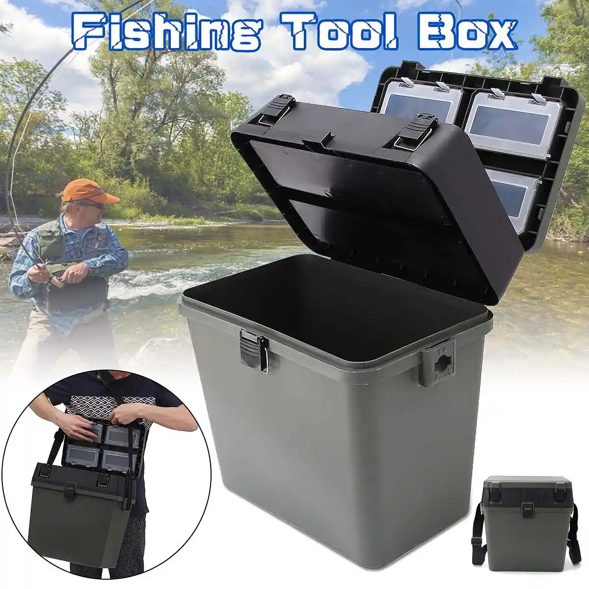 fishing tackle box seat