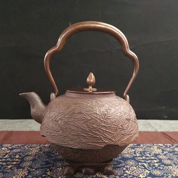 

Japanese Metal Flat Bottom Kettle Tea Kettle Camping Equipment Practical Gifts Gourde Isotherme Inox Tea Infuser Tumbler EC50SH