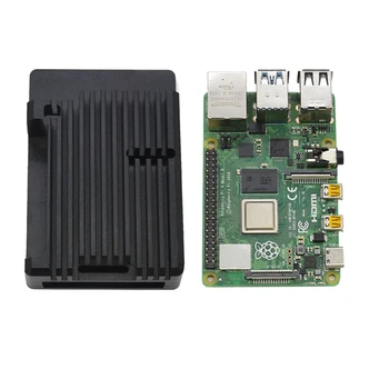 

AAY-for Raspberry Pi 4 Model B 2GB RAM Support 2.4 / 5.0 GHz WIFI Bluetooth 5.0 with Aluminum CNC Alloy Protective Case