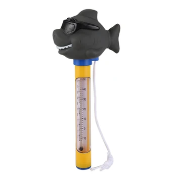 

Cartoon Pool Thermometer Floating Swimming Pool Thermometer Outdoor Indoor Bath Water Hot Tub Spa Jacuzzi Pond Thermometer Black