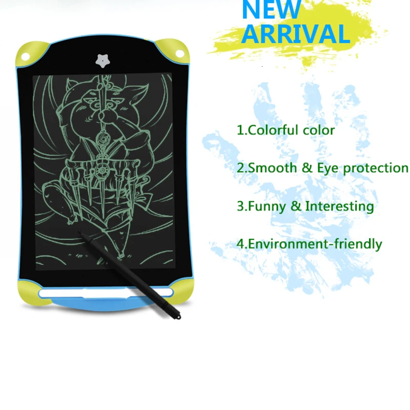 8.5 Inch Digital LCD Wirting Tablet Wireless Erasable Epaper Electronic Drawing Pad Kid Draw Board Graphic Notepads For Children