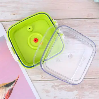 

500ml Kitchen Storage Box With Cover Food Container Plastic Vacuum Food Container Grain Storage Sealed Pots Kitchen Cereal Can
