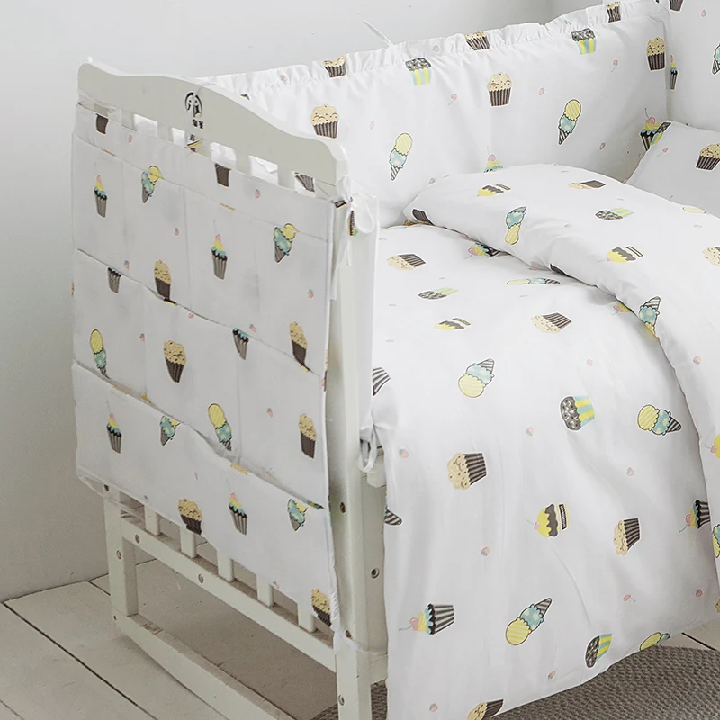 Милые медведи для детской кроватки подвесная сумка хранения детский пеленка