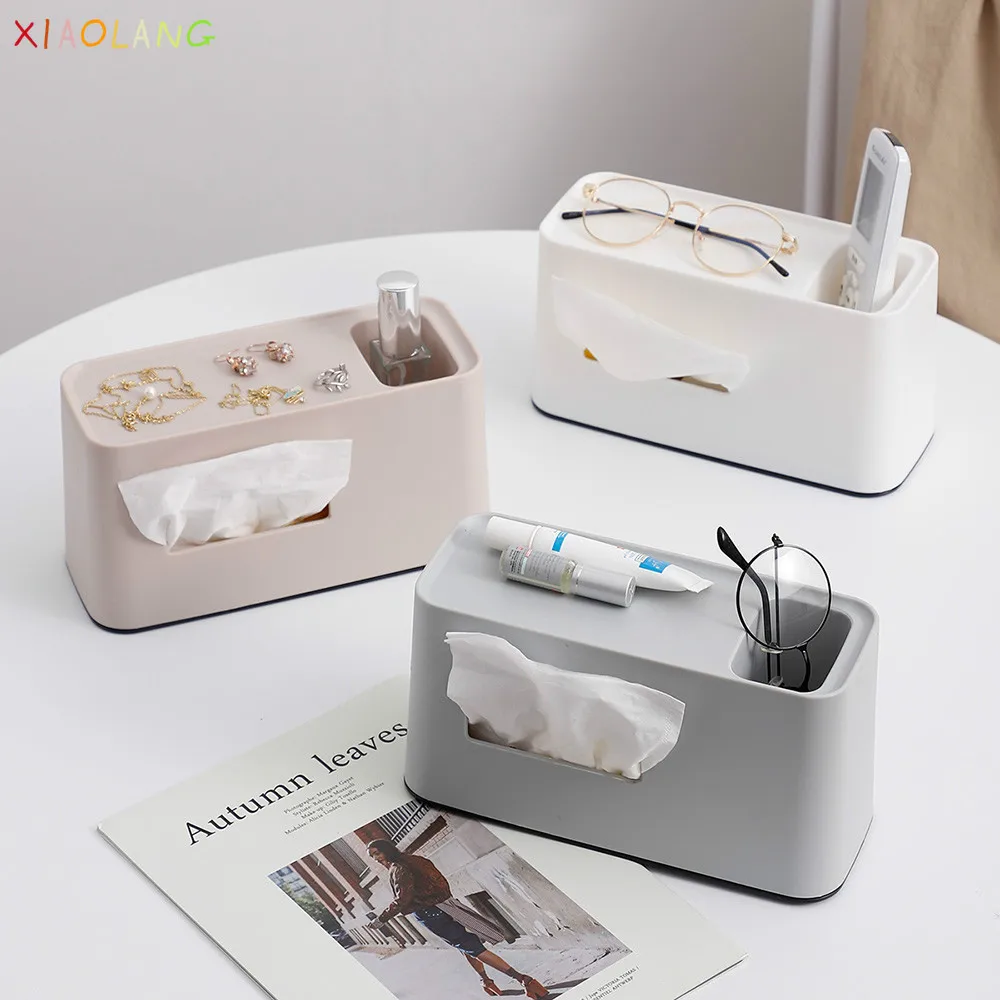 

Nordic Solid Color Desktop Tissue Box Napkin Holder Box Tissue Holder Storage Box Cover Living Room Desk Decoration Kitchen