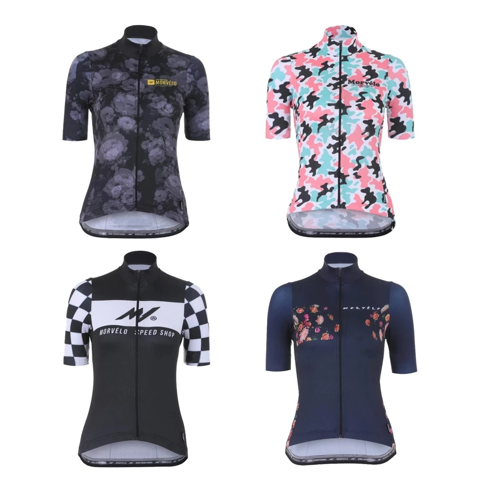 Morvelo女性夏サイクリングマウンテンバイクロードバイク服半袖バイクレーシングシャツマイヨciclismoバイクシャツ サイクリングセット Aliexpress