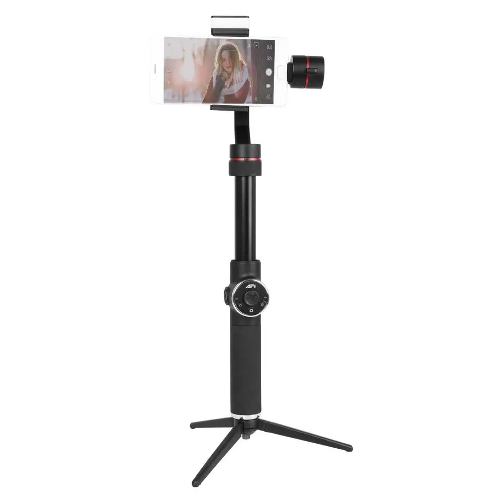 AFI V5 Smooth 3-Axis Handheld Aluminum Brushless Gimbal Stabilizer with Tripod Mount & Fill Light f
