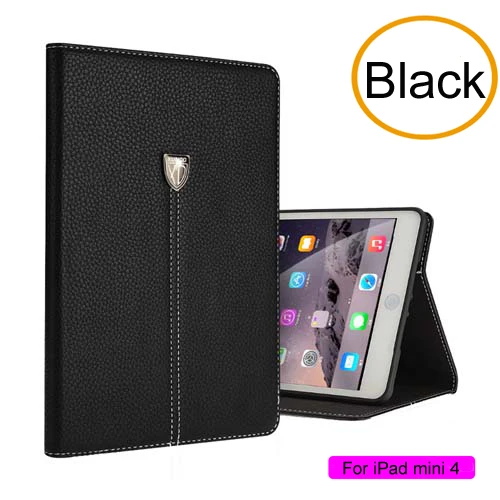 Для Ipad Mini 4 1/2/3 Retina чехол Xundd Роскошные Бизнес противоударный чехол из искусственной кожи с откидной смарт-чехол для IPad Air Pro Капа - Цвет: For iPad mini4-Black