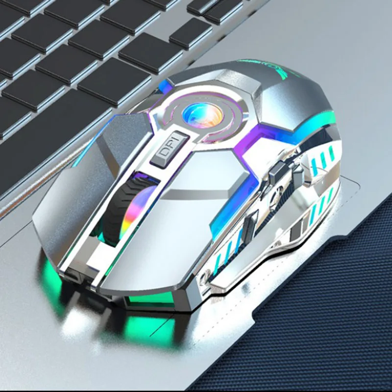 Беспроводная мышь, перезаряжаемая, игровая, 2,4G, 2400 dpi, компьютерная мышь, беспроводная, энергосберегающая, оптическая, USB зарядка, мыши для ноутбука, ПК